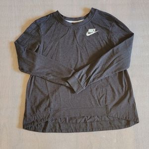 Nike Women Charcoal Long Sleeve T-Shirt M.